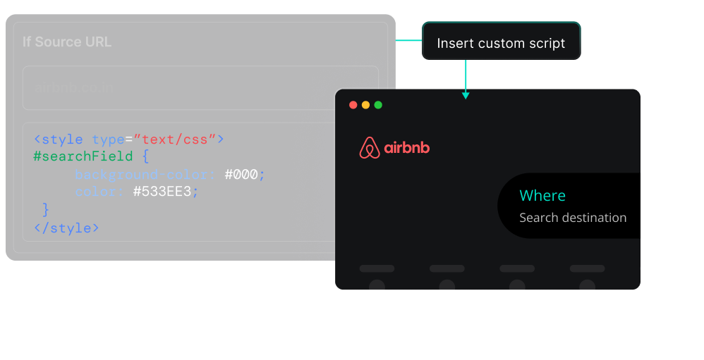 Inject Custom Js and CSS on any webpage